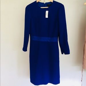 Jcrew double wool faced royal blue dress size 4